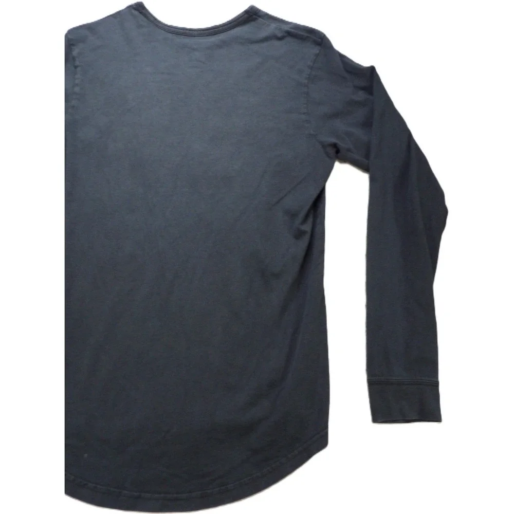 Jordan AJ 6 LS TeeBasketball Graphic Pullover Crew Cotton Men Large Black Shirt